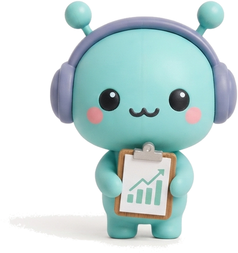 Charmey 吉祥物:薄荷綠 AI 助理
